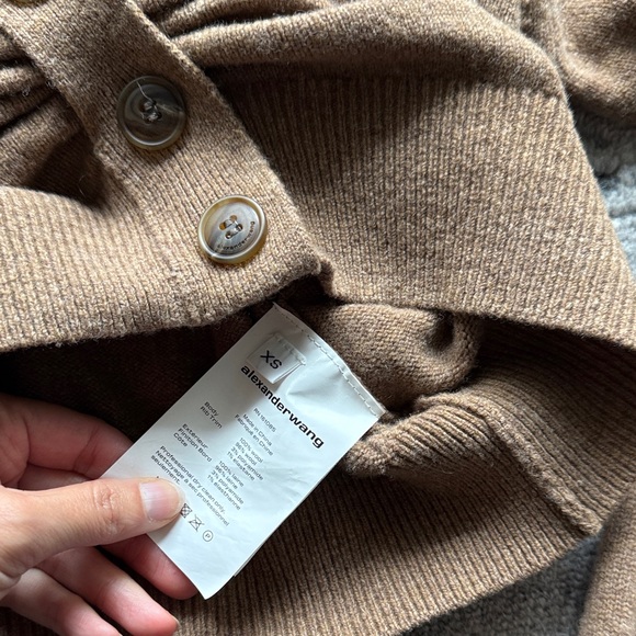 T by Alexander Wang Tan Cardigan - Picture 3 of 5